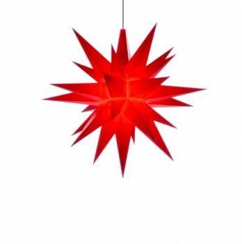 13cm Roter Stern LED Set und Netzgerät bis 4 Sterne original Herrnhuter