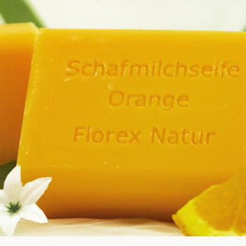 Orange Florex Schafmilchseife 100g