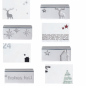 Preview: Tischkartenhalter Set mit 4 Stück Winterzeit von Räder