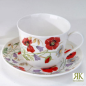 Preview: Roy Kirkham Jumbotasse English Meadow (Blumenwiese) 450ml