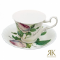 Preview: Kaffeetasse mit Unterteller 230ml Redoute Rose von Roy Kirkham