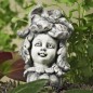 Preview: Blumenkind klein Mohn Resin betonfarben - Original von Zauberblume