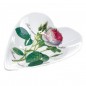 Preview: Porzellanschale Herz 18cm mit der Redoute-Rose von Roy Kirkham