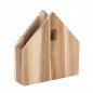 Preview: Serviettenhaus klein Akazie 16x15,5x4cm Dining Räder Design