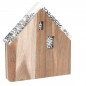 Preview: Serviettenhaus groß Akazie 22x21,5x4cm Dining Räder Design