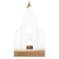 Preview: Lichtobjekt Kirche 10,5x6,5x19cm von Räder Design
