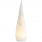 Preview: Weihnachtsmann Figur Porzellan LED 6x22cm Living Räder Design