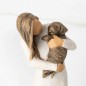 Preview: Adorable you (dark dog) Du bist bezaubernd Figur von Willow Tree