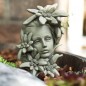 Preview: Blumenkind klein Edelweiß Resin betonfarben Zauberblume