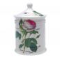 Preview: Roy Kirkham Porzellandose mit der Redoute Rose, 15cm hoch (incl. Deckel)