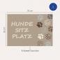 Preview: Hunde SitzPlatz randlos 50x70cm Salonloewe