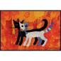 Preview: Terral RW Wohnmatte Rosina Wachtmeister Style 50x75cm Fußmatte Salonloewe