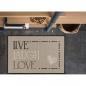 Preview: Live Laugh Love Wohnmatte 50x75cm Fußmatte Salonloewe