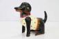 Preview: Hund schwarz sitzend mittel 22x9x19 cm von Exner