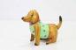 Preview: Hund braun sitzend klein 17x6x14 cm von Exner