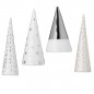 Preview: Kleiner Winterwald silber Set 4 Stück Winterzeit von Räder