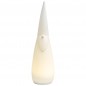 Preview: Weihnachtsmann Figur Porzellan LED 6x22cm Living Räder Design
