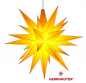 Preview: Weihnachtsstern gelb 13cm im Set mit Netzteil original Herrnhuter