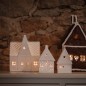Preview: Lichthaus klein Lebkuchenhaus Herz 8x8x13,5cm Living Räder Design