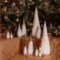 Preview: Weihnachtsmann Figur Porzellan LED 6x22cm Living Räder Design