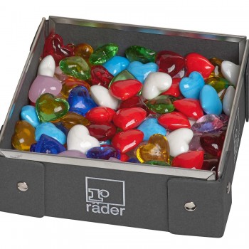 Herz Glas bunt neu sortiert von Räder Design