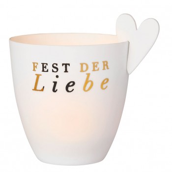 Poesielicht Herz Stecker Zuhause 9,5x9cm von Räder Design