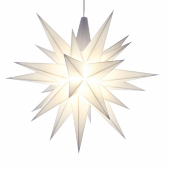 13cm Weißer Stern LED Set und Netzgerät bis 4 Sterne original Herrnhuter