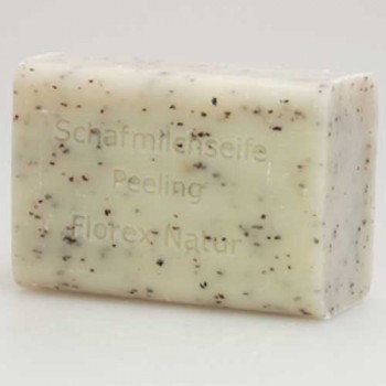 Peeling mit Mohn Florex Schafmilchseife 100g