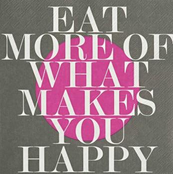 Eat more of what ... Lunch Serviette von RäderDesign.