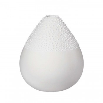 Perlenvase weiß Design3 8x9cm Zuhause von Räder Design