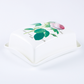 Butterdose Redoute Roses von Roy Kirkham