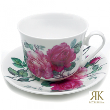 Frühstückstasse der Serie English Rose von Roy Kirkham 450 ml