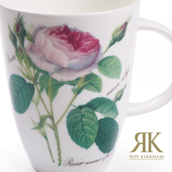 Becher Louise Rose mit Knospen Redoute Rose 400ml Roy Kirkham