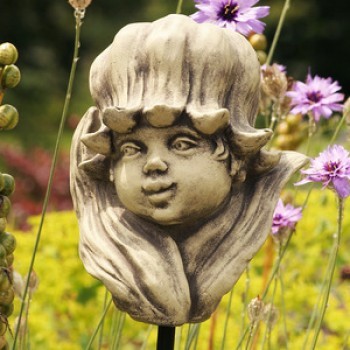 Blumenkind Maiglöckchen Gartenfigur 17cm Zauberblume