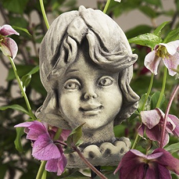 Blumenkind Grasnelke Gartenfigur 15cm Zauberblume