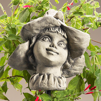 Blumenkind Kapuzinerkresse Gartenfigur 19cm Zauberblume