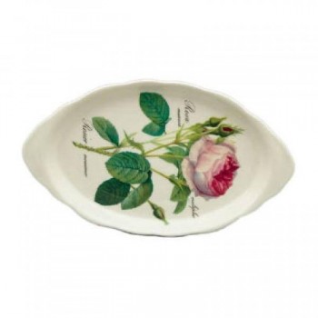 Platte groß oval 32cm Roy Kirkham Redoute Rose