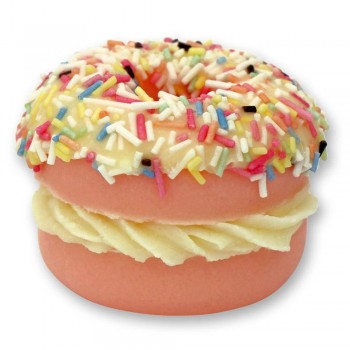Badebutter-Donut Erdbeere mit Zuckerstreusel von Florex 60g