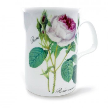 Becher Lancaster mit einer Rose Redoute Rose Roy Kirkham 320ml