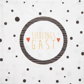 Lieblingsgast Lunch Serviette von Räder Design