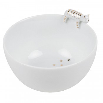 Porzellangeschichten Schale Katze Living Räder Design