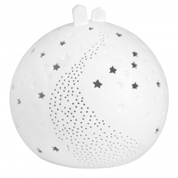 Porzellanlichtkugel Häuser LED 16cm Living von Räder Design