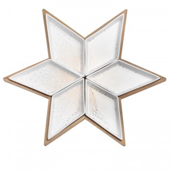 Sternenteller mit 6 Schälchen 40x4cm Living von Räder Design