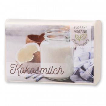 Vegane Kokosmilchseife aus Pflanzenölen Florex 100g