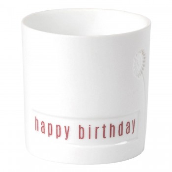 Blumengruß Lichtlein Happy Birthday 5x5,5cm von Räder