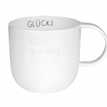 Guten Morgen Tasse Glücksbringer 300ml Räder Design