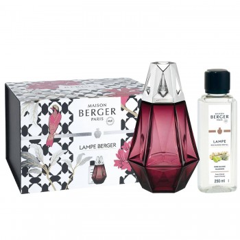 Prisme grenat Duftlampe Set von Lampe Berger