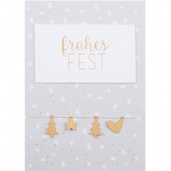 Weihnachtskarte Frohes Fest von Räder Design