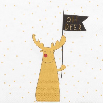 Oh Deer Cocktail Serviette von Räder Design