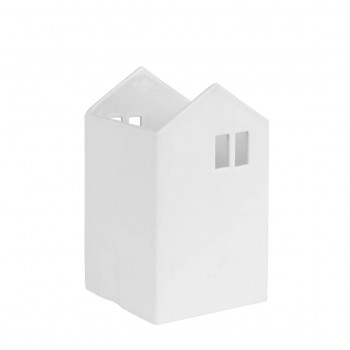 Haus der schönen Dinge Gartenhaus 7,5x7,5x13cm Räder Design